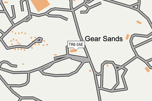TR6 0AE map - OS OpenMap – Local (Ordnance Survey)