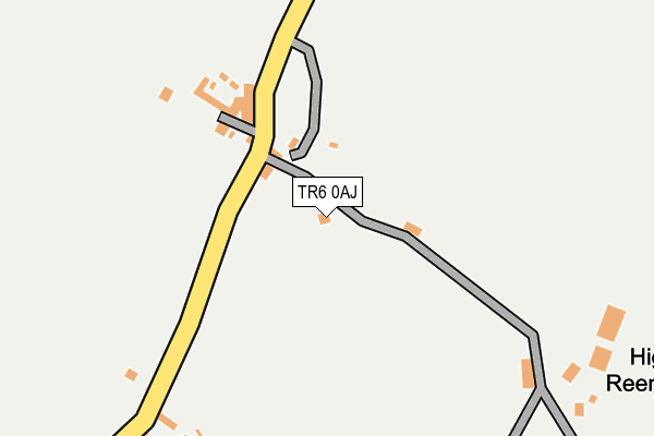 TR6 0AJ map - OS OpenMap – Local (Ordnance Survey)