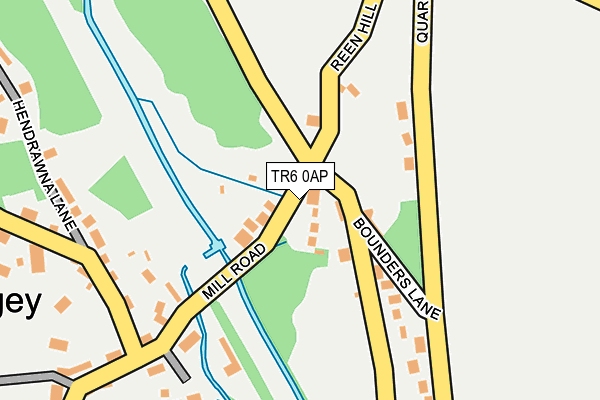 TR6 0AP map - OS OpenMap – Local (Ordnance Survey)