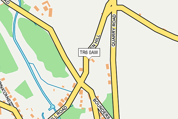 TR6 0AW map - OS OpenMap – Local (Ordnance Survey)