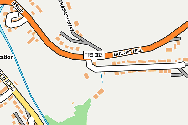 TR6 0BZ map - OS OpenMap – Local (Ordnance Survey)