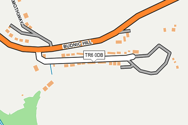 TR6 0DB map - OS OpenMap – Local (Ordnance Survey)