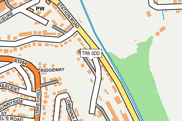 TR6 0DD map - OS OpenMap – Local (Ordnance Survey)