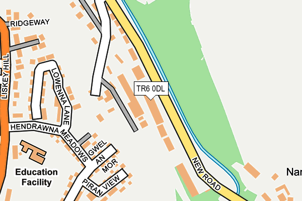 TR6 0DL map - OS OpenMap – Local (Ordnance Survey)