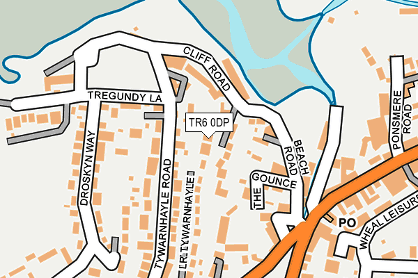 TR6 0DP map - OS OpenMap – Local (Ordnance Survey)