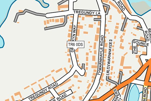 TR6 0DS map - OS OpenMap – Local (Ordnance Survey)