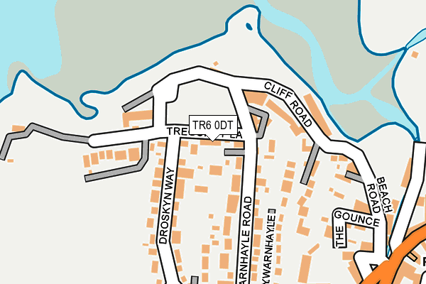 TR6 0DT map - OS OpenMap – Local (Ordnance Survey)