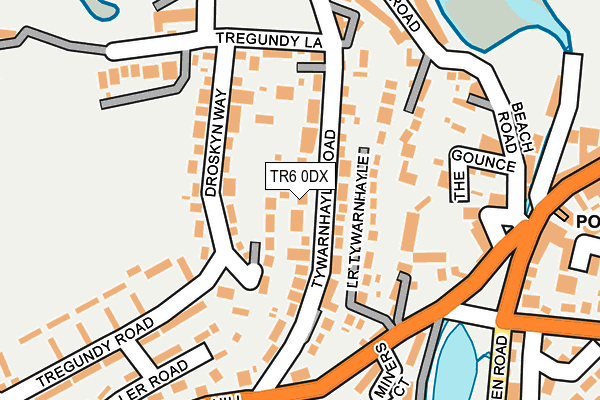 TR6 0DX map - OS OpenMap – Local (Ordnance Survey)