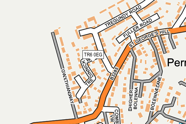 TR6 0EG map - OS OpenMap – Local (Ordnance Survey)