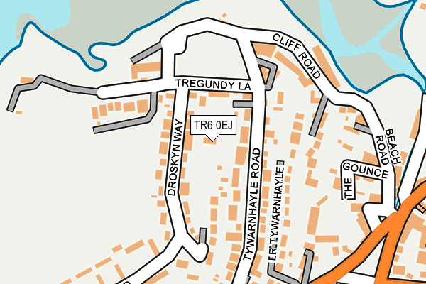 TR6 0EJ map - OS OpenMap – Local (Ordnance Survey)