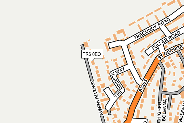 TR6 0EQ map - OS OpenMap – Local (Ordnance Survey)