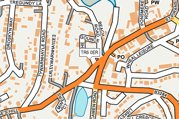 TR6 0ER map - OS OpenMap – Local (Ordnance Survey)