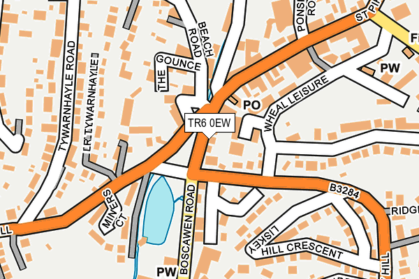 TR6 0EW map - OS OpenMap – Local (Ordnance Survey)