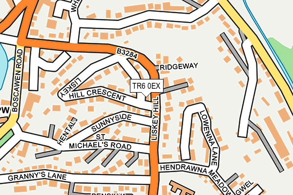 TR6 0EX map - OS OpenMap – Local (Ordnance Survey)