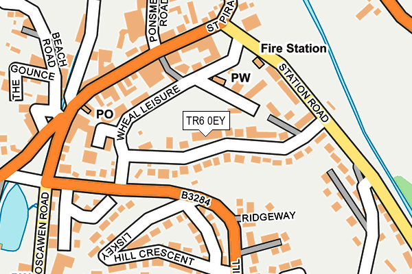 TR6 0EY map - OS OpenMap – Local (Ordnance Survey)