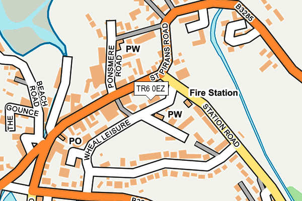 TR6 0EZ map - OS OpenMap – Local (Ordnance Survey)