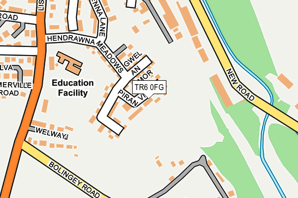 TR6 0FG map - OS OpenMap – Local (Ordnance Survey)