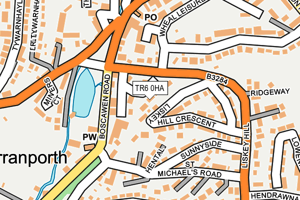 TR6 0HA map - OS OpenMap – Local (Ordnance Survey)