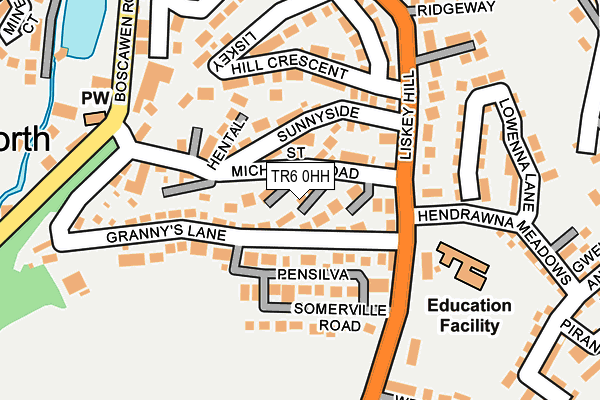 TR6 0HH map - OS OpenMap – Local (Ordnance Survey)