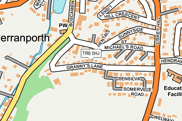 TR6 0HJ map - OS OpenMap – Local (Ordnance Survey)