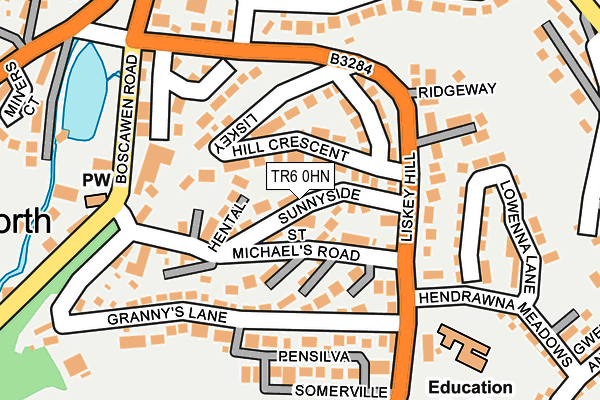 TR6 0HN map - OS OpenMap – Local (Ordnance Survey)