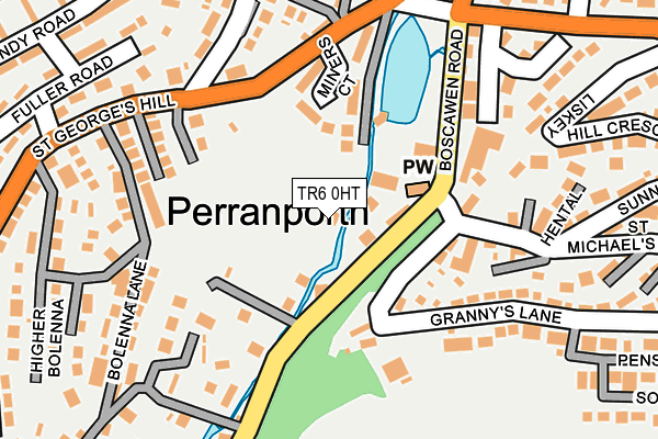 TR6 0HT map - OS OpenMap – Local (Ordnance Survey)