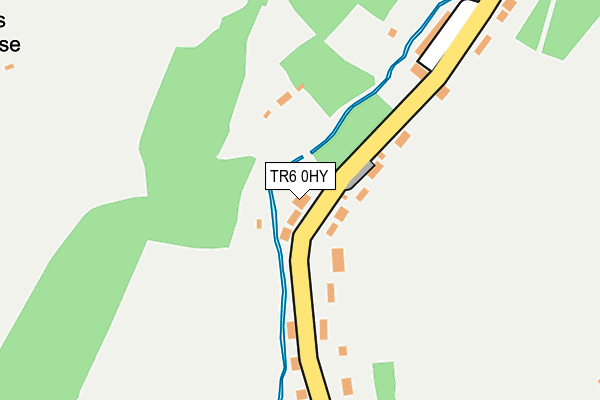 TR6 0HY map - OS OpenMap – Local (Ordnance Survey)