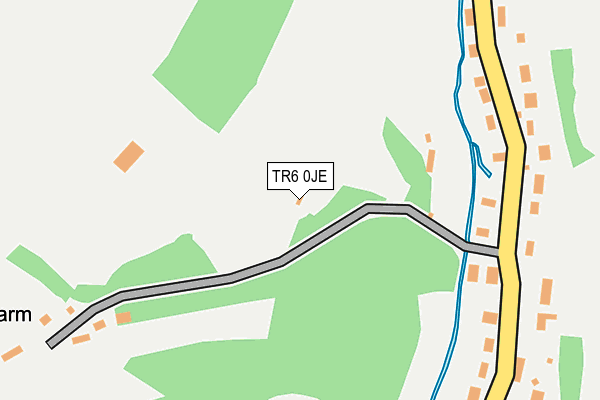 TR6 0JE map - OS OpenMap – Local (Ordnance Survey)