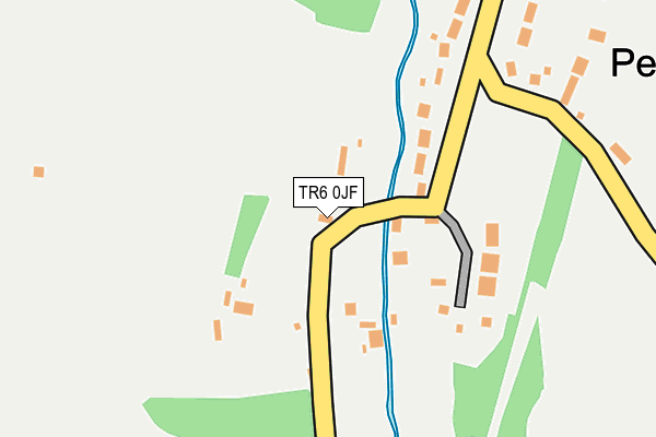 TR6 0JF map - OS OpenMap – Local (Ordnance Survey)