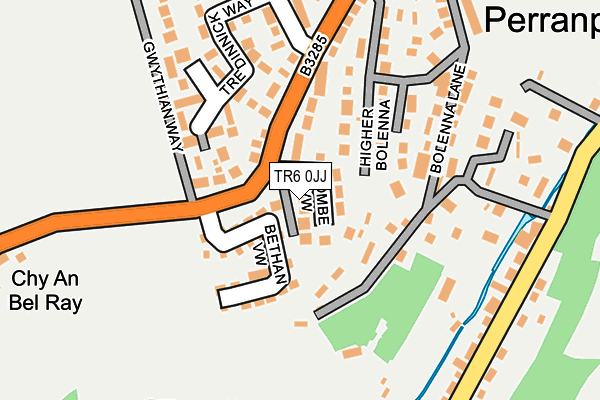 TR6 0JJ map - OS OpenMap – Local (Ordnance Survey)