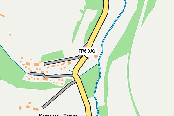 TR6 0JQ map - OS OpenMap – Local (Ordnance Survey)