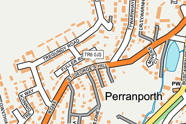 TR6 0JS map - OS OpenMap – Local (Ordnance Survey)