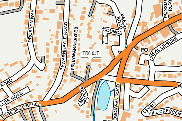 TR6 0JT map - OS OpenMap – Local (Ordnance Survey)
