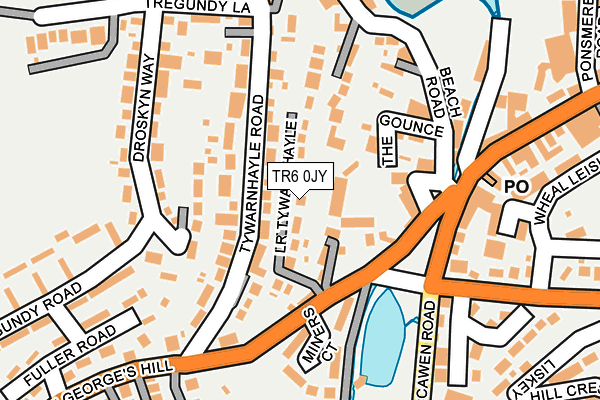 TR6 0JY map - OS OpenMap – Local (Ordnance Survey)