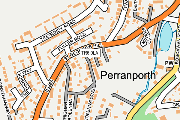 TR6 0LA map - OS OpenMap – Local (Ordnance Survey)