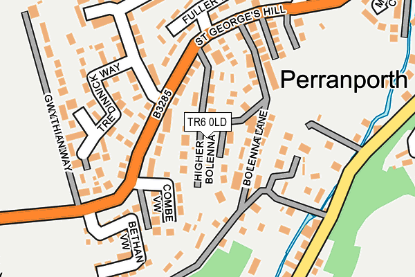 TR6 0LD map - OS OpenMap – Local (Ordnance Survey)