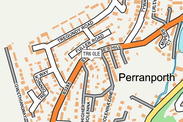 TR6 0LE map - OS OpenMap – Local (Ordnance Survey)