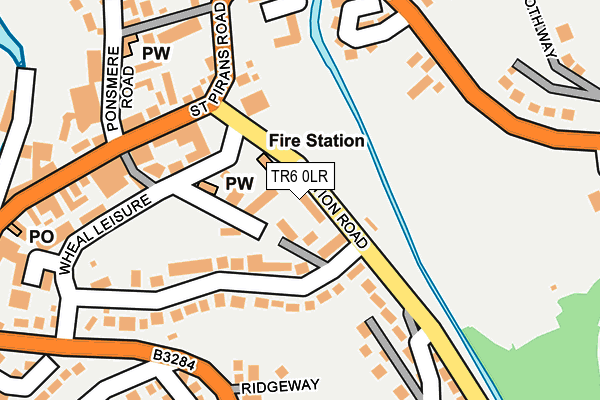 TR6 0LR map - OS OpenMap – Local (Ordnance Survey)