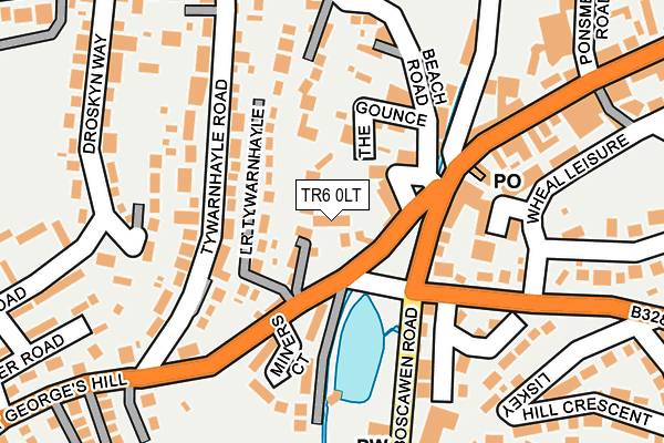 TR6 0LT map - OS OpenMap – Local (Ordnance Survey)
