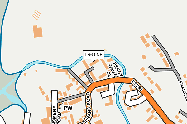 TR6 0NE map - OS OpenMap – Local (Ordnance Survey)