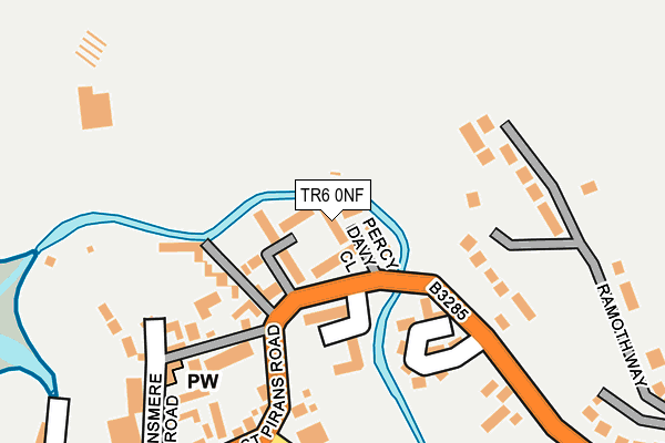 TR6 0NF map - OS OpenMap – Local (Ordnance Survey)
