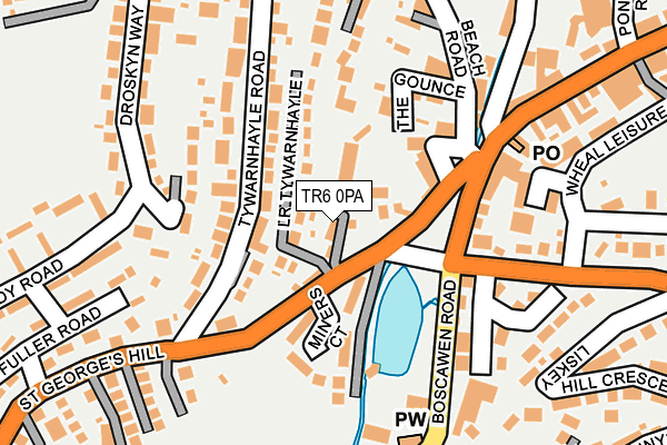 TR6 0PA map - OS OpenMap – Local (Ordnance Survey)