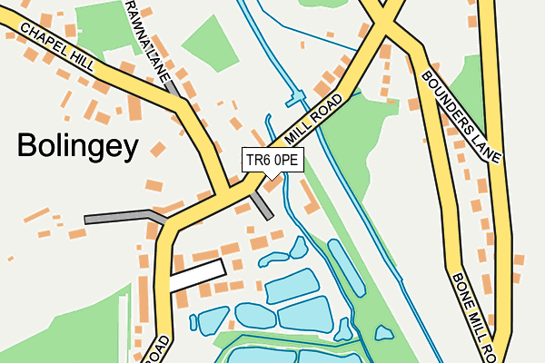 TR6 0PE map - OS OpenMap – Local (Ordnance Survey)