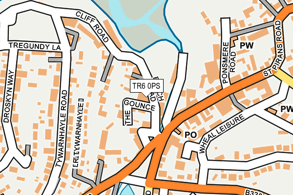 TR6 0PS map - OS OpenMap – Local (Ordnance Survey)