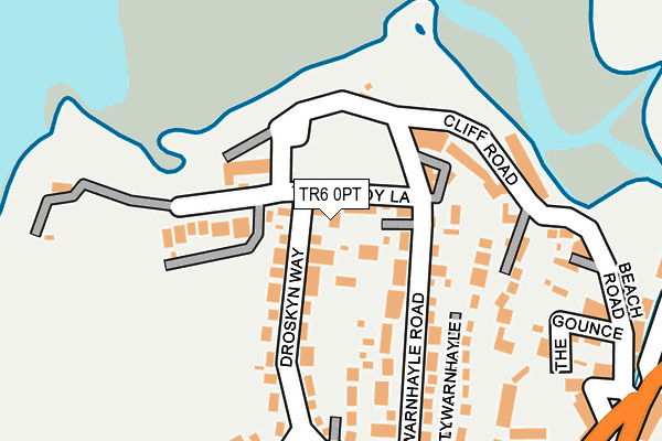 TR6 0PT map - OS OpenMap – Local (Ordnance Survey)