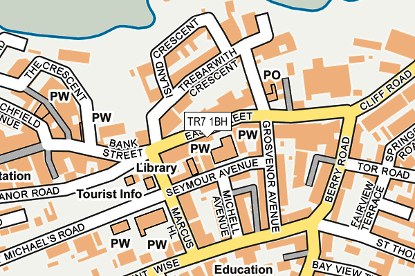 Map of K & G OAKLEY LTD at local scale