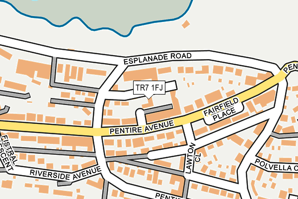 TR7 1FJ map - OS OpenMap – Local (Ordnance Survey)