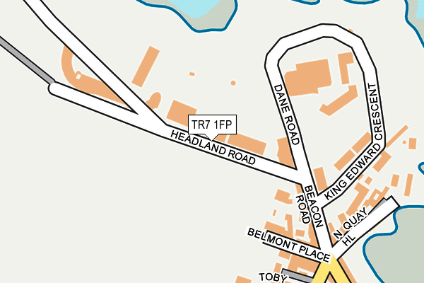 TR7 1FP map - OS OpenMap – Local (Ordnance Survey)