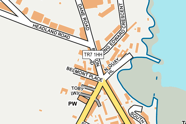 TR7 1HH map - OS OpenMap – Local (Ordnance Survey)
