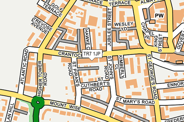 TR7 1JP map - OS OpenMap – Local (Ordnance Survey)